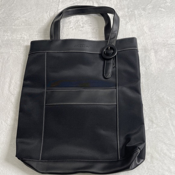 Givenchy Handbags - Givenchy Parfums Large Black Tote‎ Bag with Shoulder Strap PVC Blocking